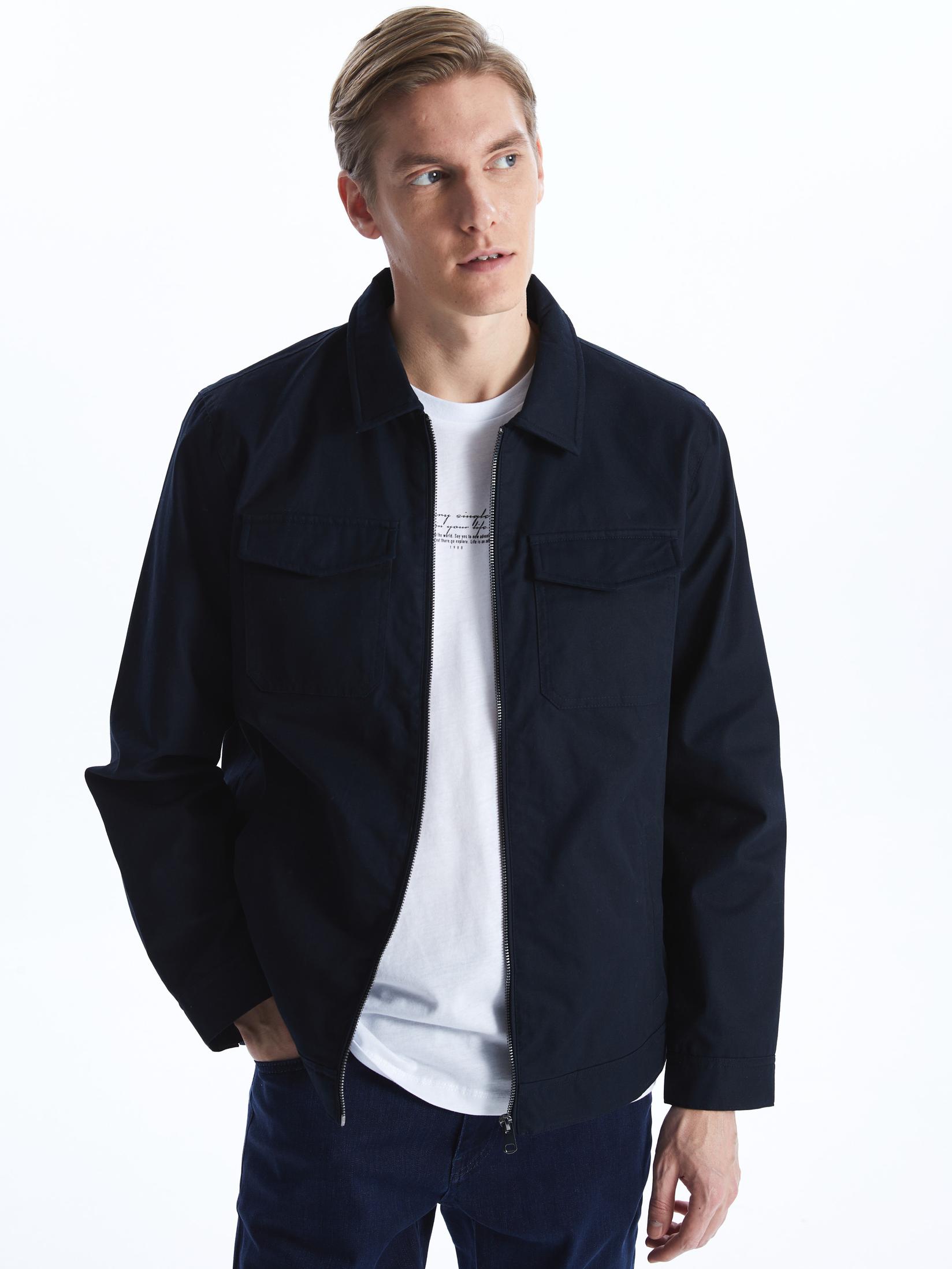 LC Waikiki Muška jakna S40423Z8-RFD, Teget