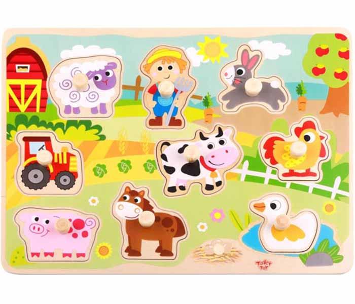 TOOKY TOY Umetaljka Životinje na farmi