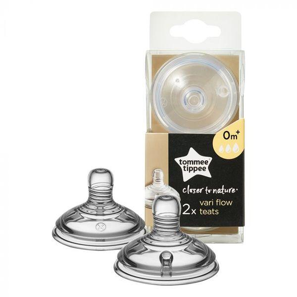 Tommee Tippee Cucla za flašicu, 0m, 2 komada