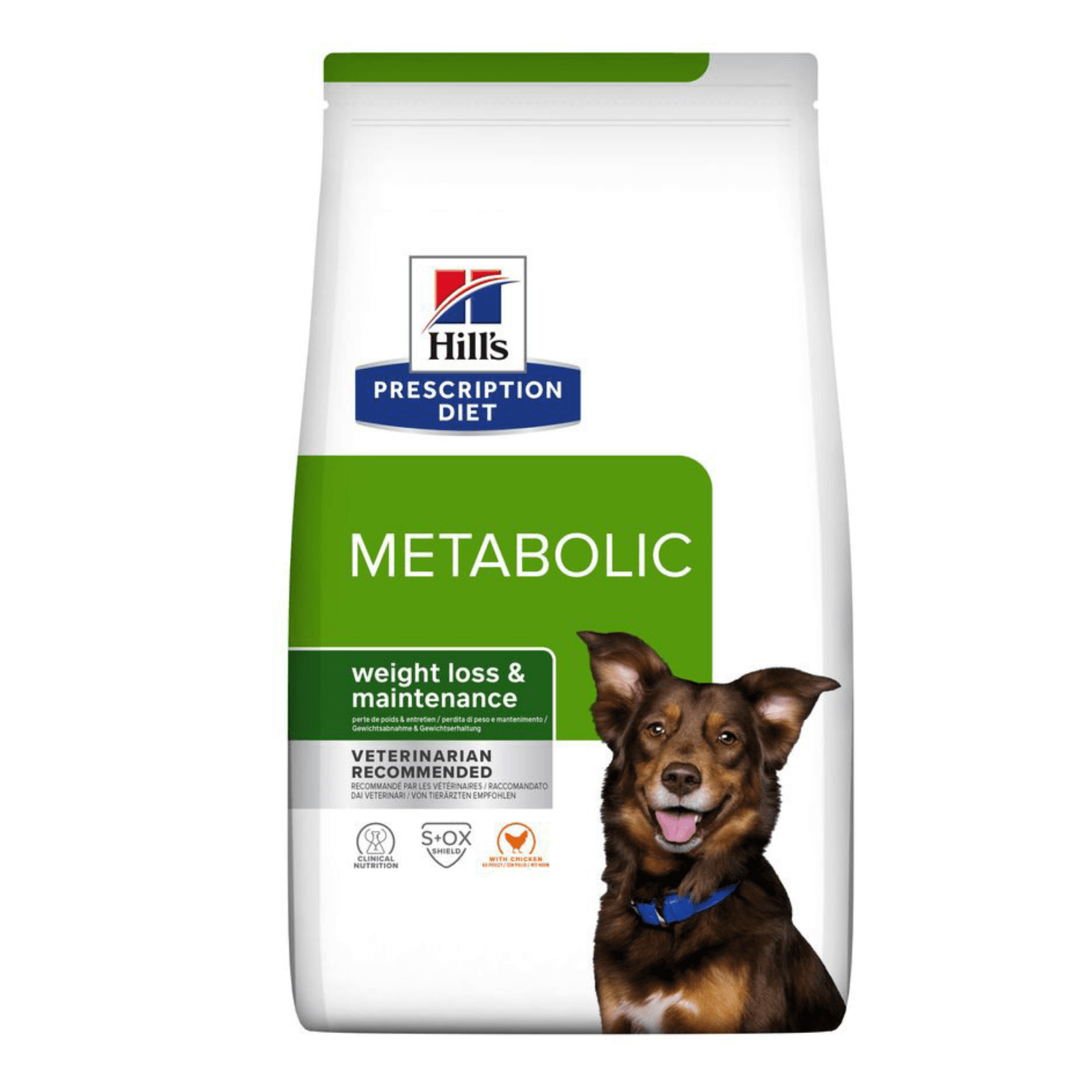 Hill's Prescription Diet Medicinska suva hrana za pse za regulaciju telesne težine, Metabolic, Sa piletinom, 1.5kg