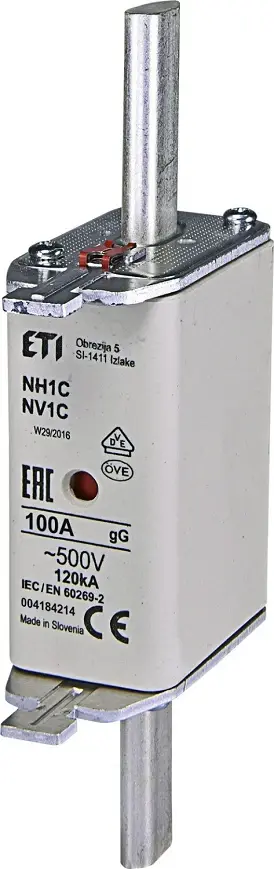 Eti Nožasti kombinovani osigurač NV 1C 100A