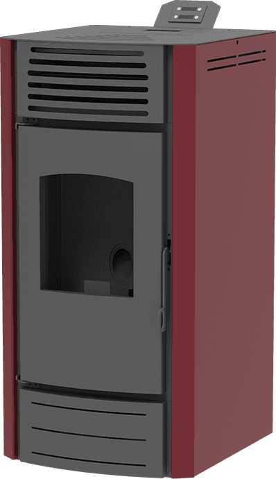 Mareli Kamin na pelet Onyx 10 air (10kW), Bordo