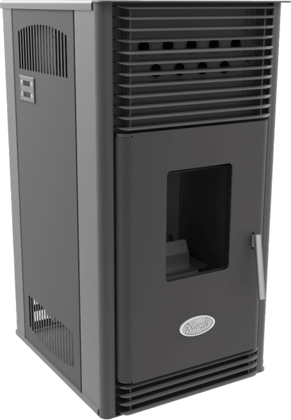 Mareli Kamin na pelet PS 12 air (12kW), Crni