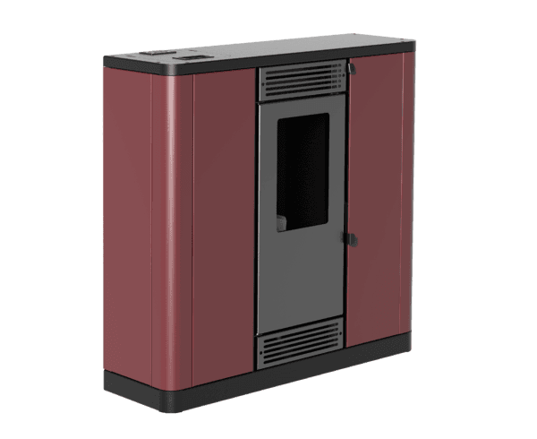 Mareli Kamin na pelet Aurora Slim 10 air (10kW), Bordo
