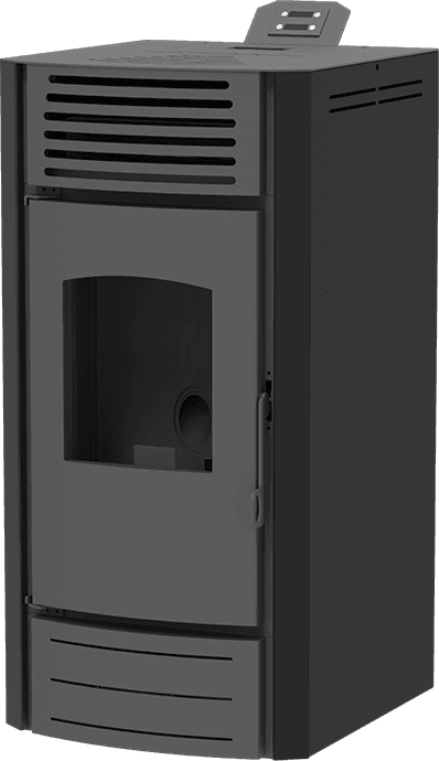 Mareli Kamin na pelet Onyx 12 air (12kW), Crni