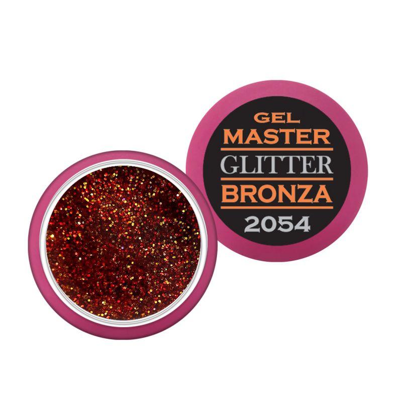 MASTER Glitter gel za nokte, 5ml, Bronzani