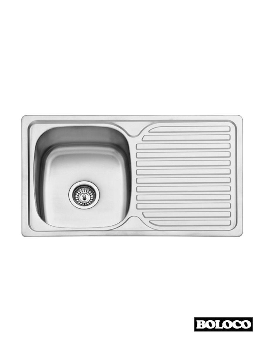 Boloco Ugradna sudopera BL 834, ø90, 80x48cm, Hrom