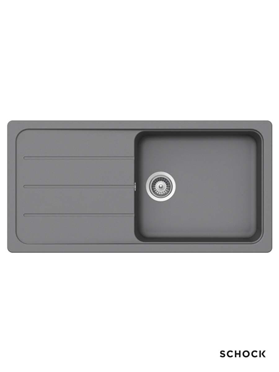 Schock Granitna ugradna sudopera Formhaus D100L, 100x50cm, Bela
