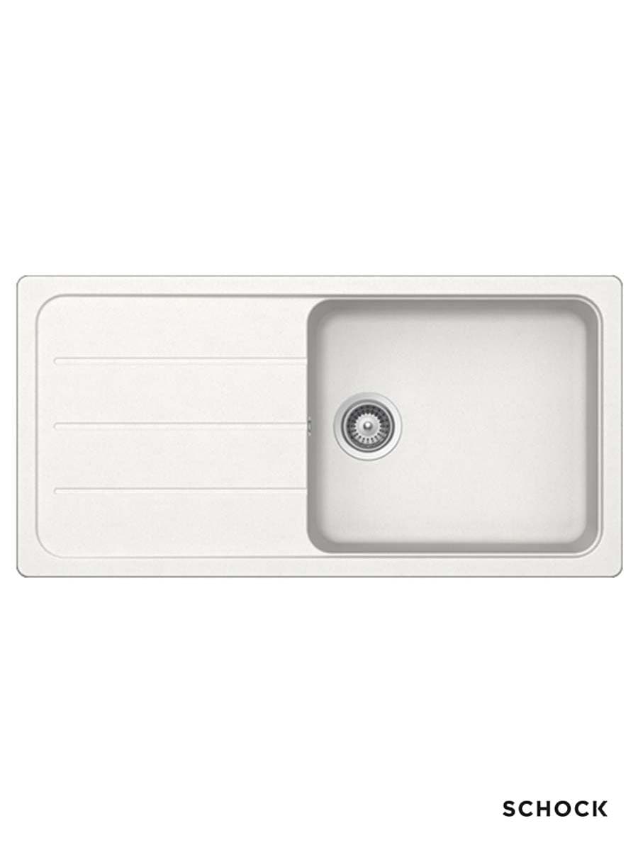 Schock Granitna ugradna sudopera Formhaus D100L, 100x50cm, Siva