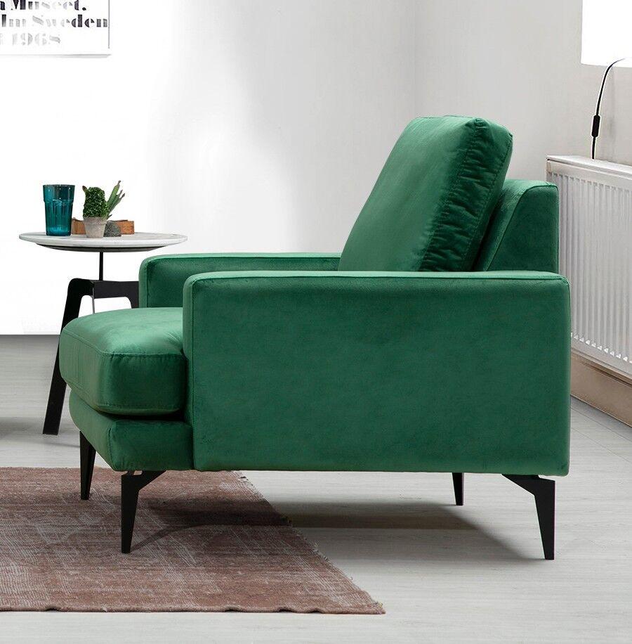 Atelier del Sofa Fotelja Papira 90x88x80cm Zelena