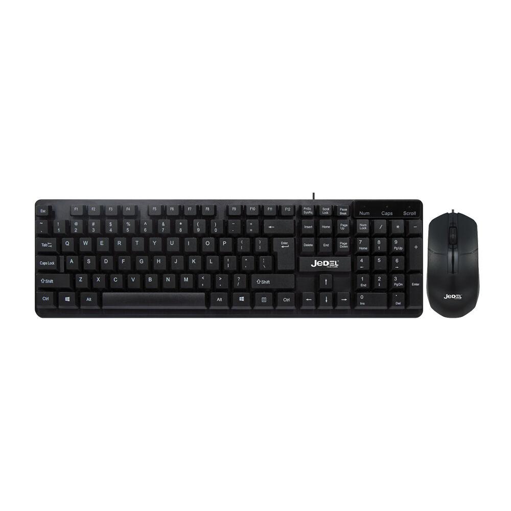Jedel Žična tastatura, Mehanička i žični miš G18, Crna