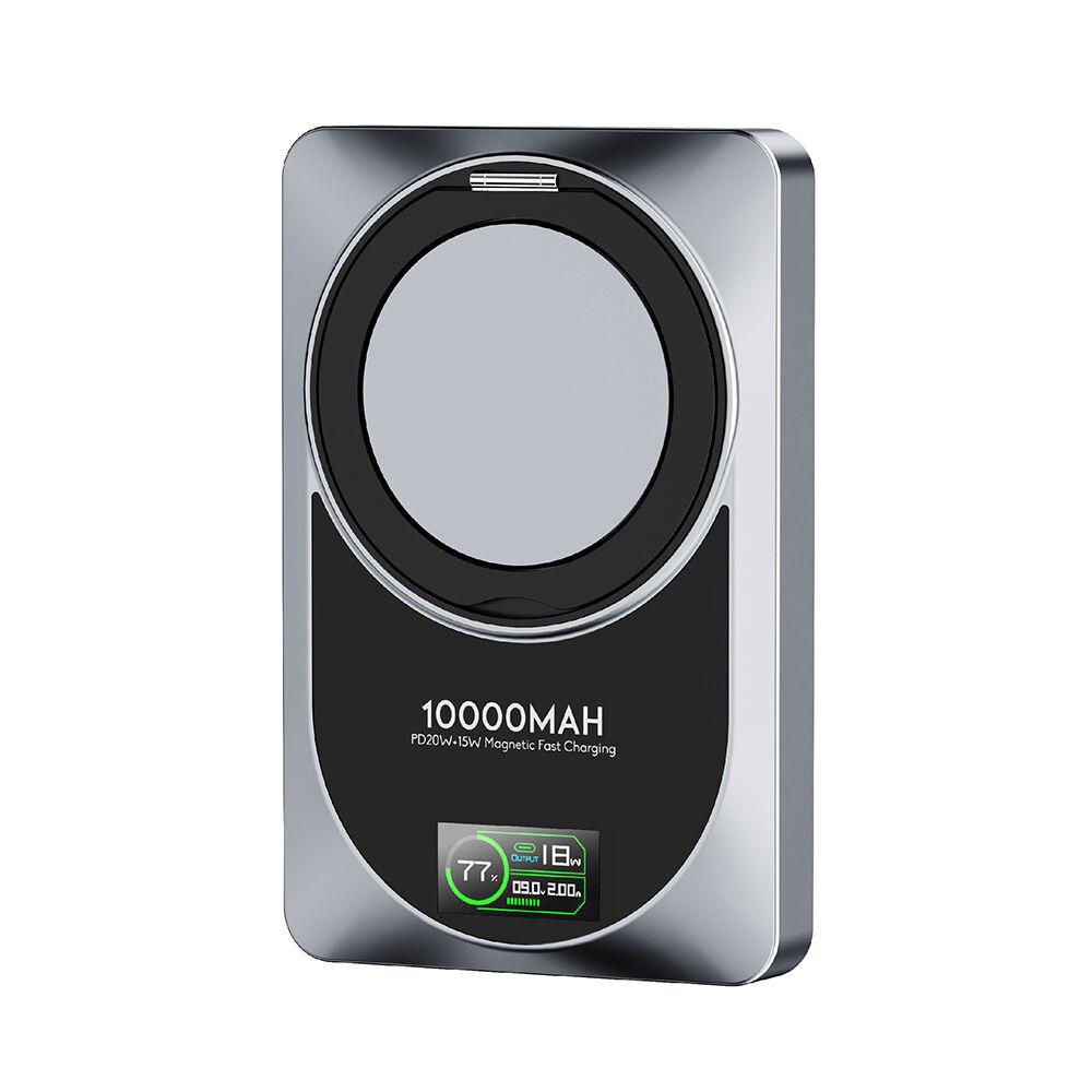 Moxom Power Bank Magsafe MX-PB183 360 Rotate PD20W+15W magnetic fast 10000mAh, Crni