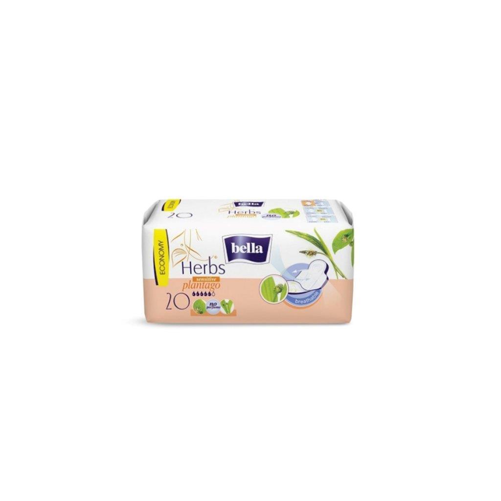 Bella Herbs Sensitive Plantago Higijenski ulošci, 20 komada
