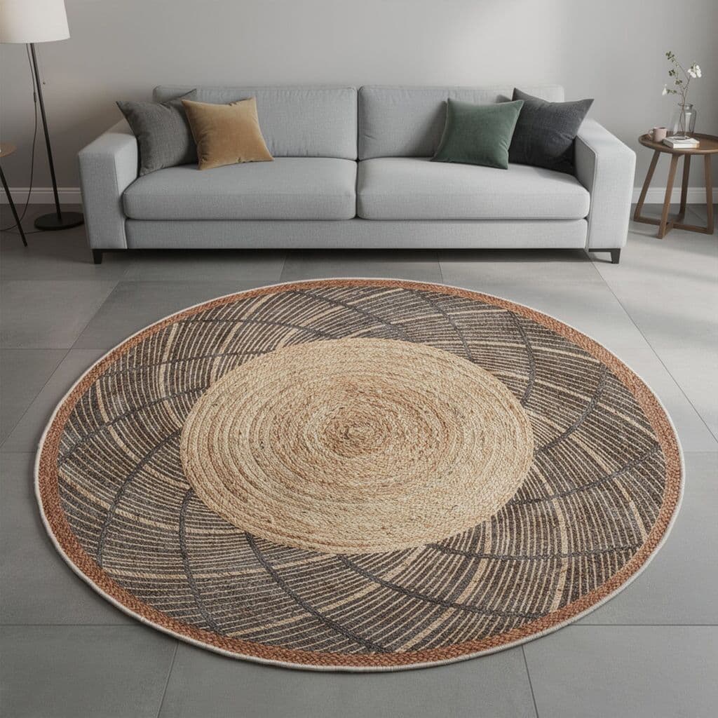Conceptum Hypnose Tepih Woopamuk481, 140x140cm, Krem