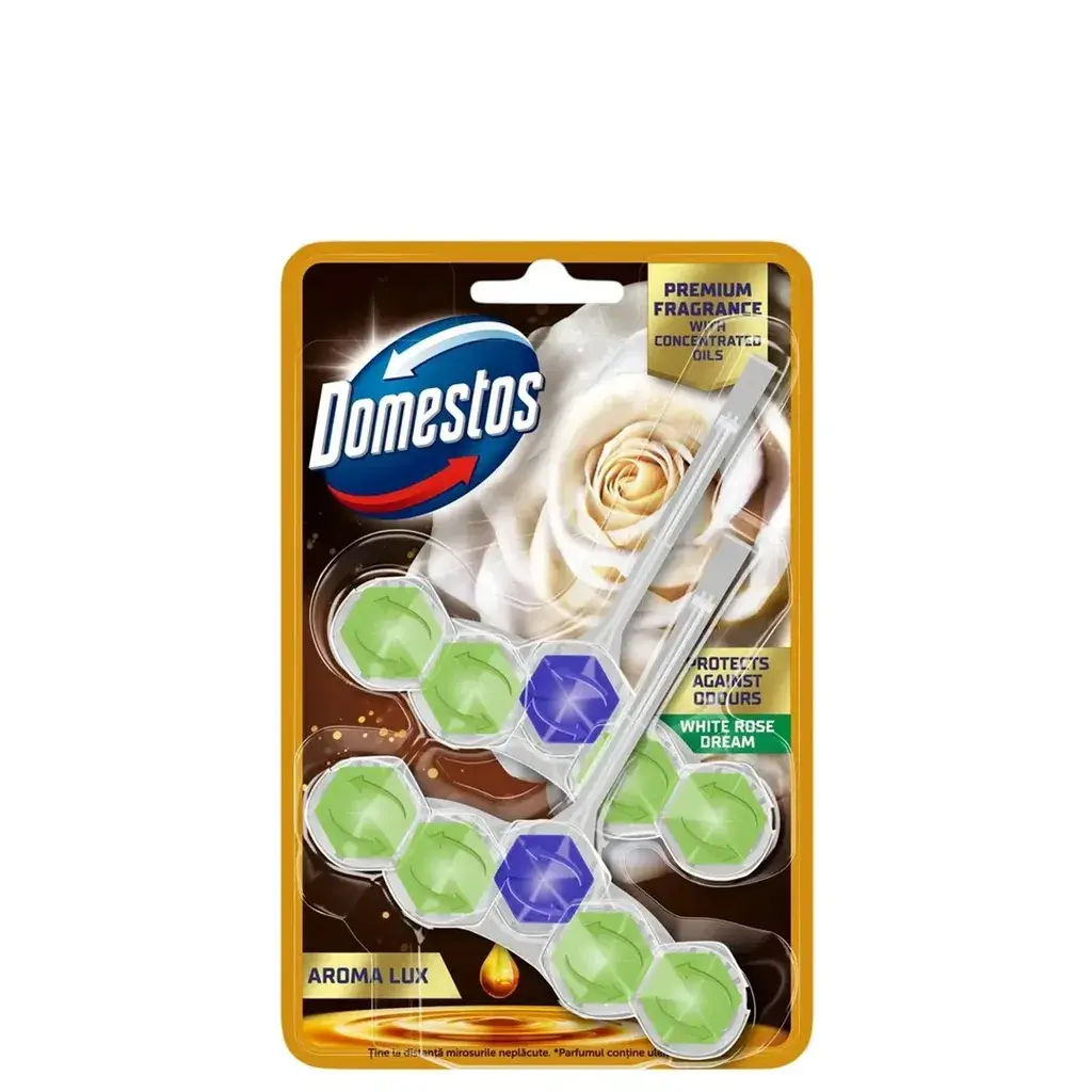 Domestos Osveživač za WC šolju White Rose Dream, 50 g, 2 komada