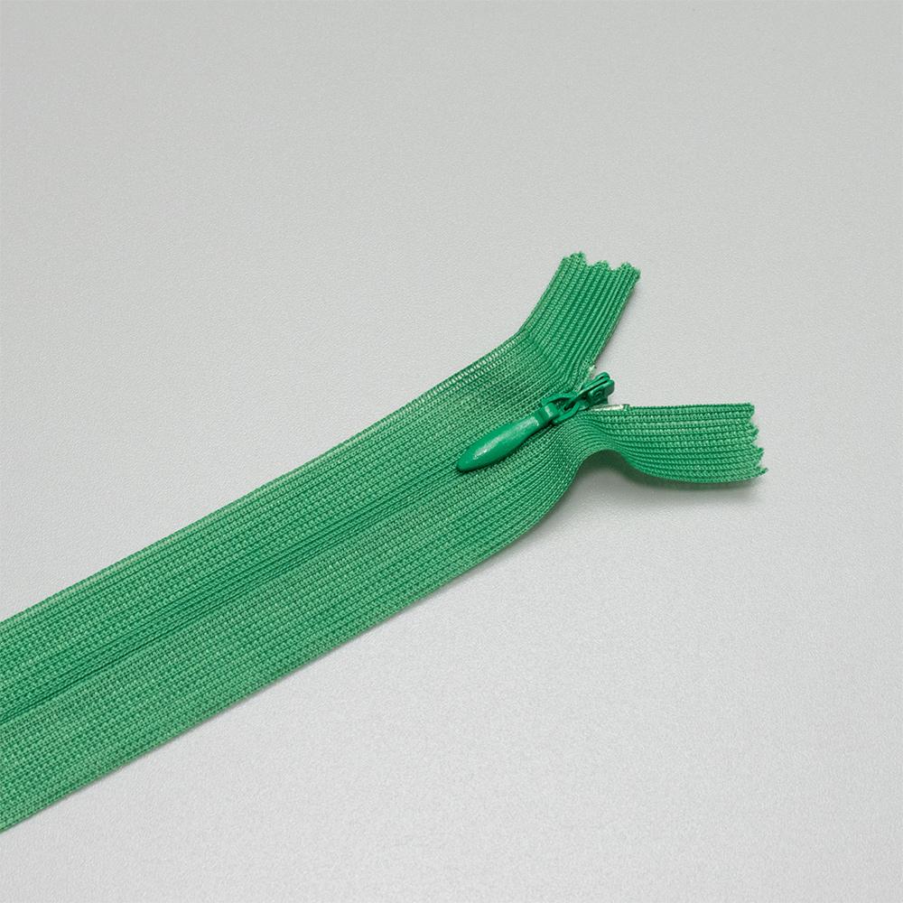 ARTFABRIC STORE Skriveni rajsferšlus, Tip 3, 60 cm, Zeleni