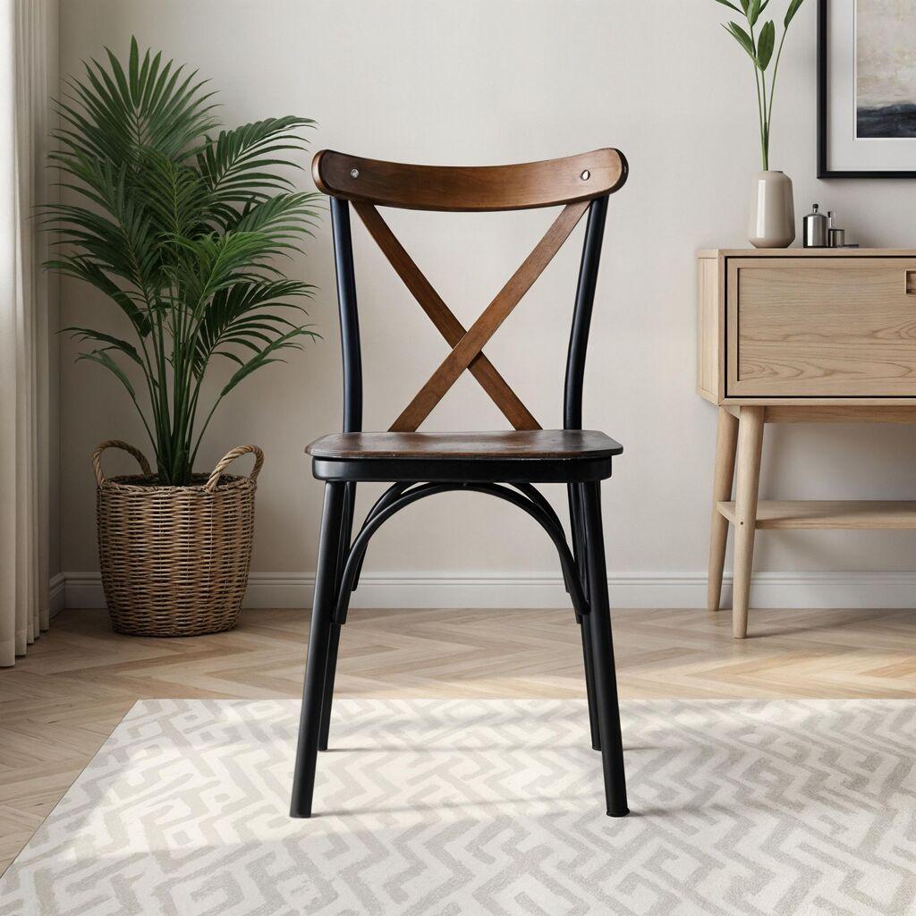 Hanah Home Ahsap Ekol 261 V4 Stolica, 4 komada, Braon