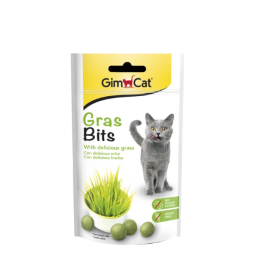 GimCat Poslastica za mačke od mačje trave Grasbits, 15g