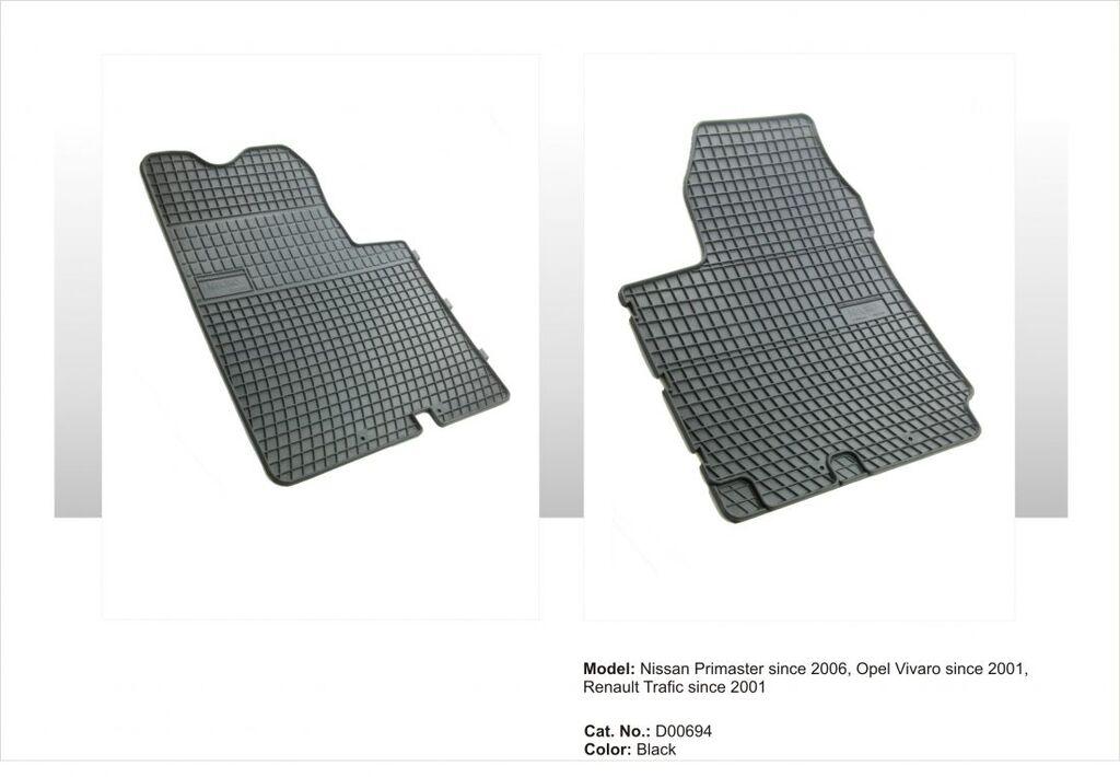 Frogum Tipske patosnice za  Opel Vivaro (01-14) / Renault Trafic (01-14) / Nissan Primastar (06+)