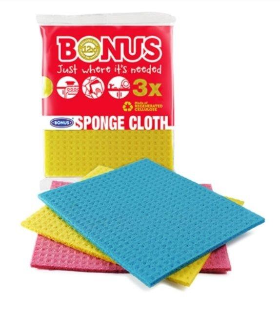 BONUS Set Sunđerastih krpa B132, 3 komada