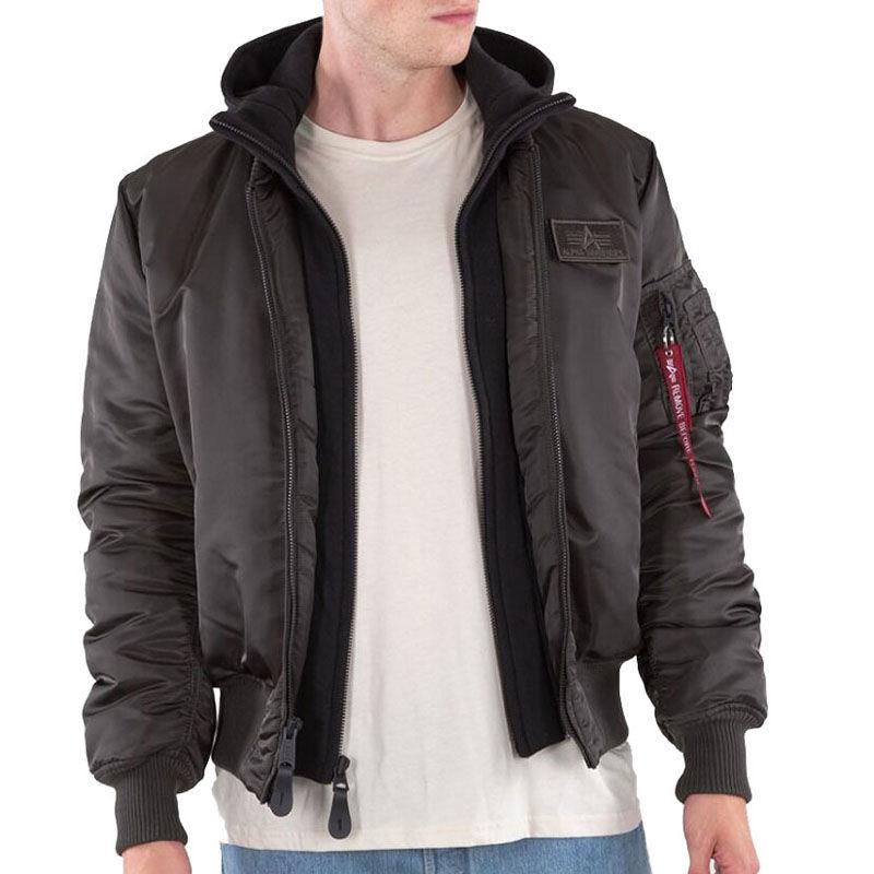 Alpha Industries Muška jakna Ma-1 D-Tec, Crna