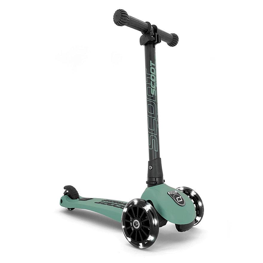 SCOOT & RIDE Dečiji trotinet Highwaykick 3 Forest LED, Zeleni