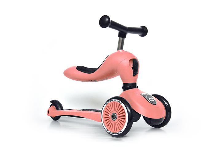 SCOOT & RIDE Trotinet za devojčice Highwaykick 1 Peach, Koralni