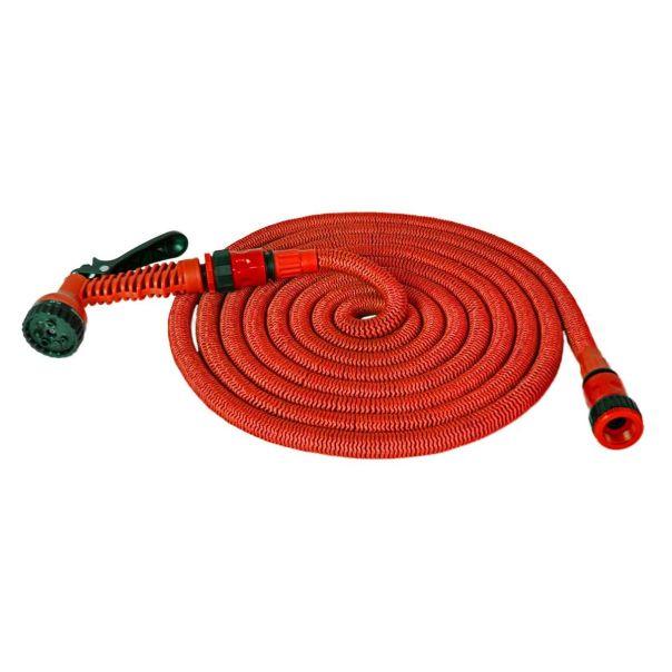 Zotrix Baštensko rastegljivo crevo 25 FT (7,6 m) - crveno