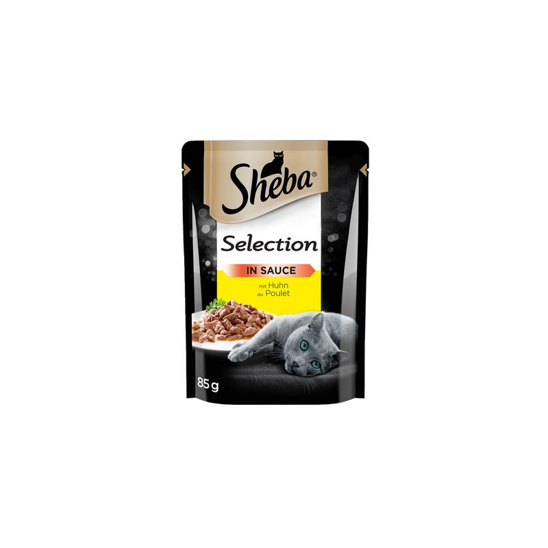 SHEBA Vlažna hrana za odrasle mačke, Piletina, 85g