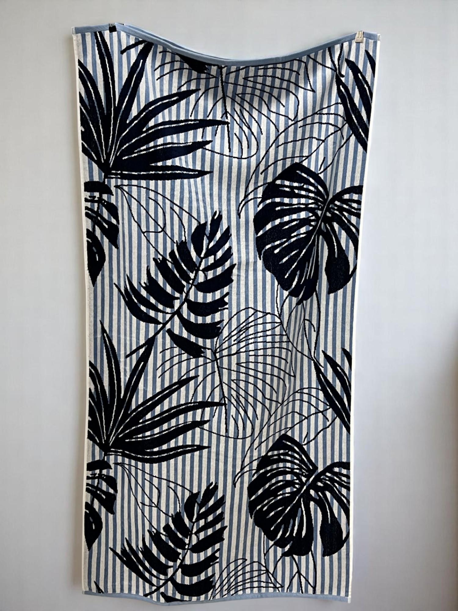 Viktorija Plažni peškir Tropic Lines 86x160cm,100% pamuk A17
