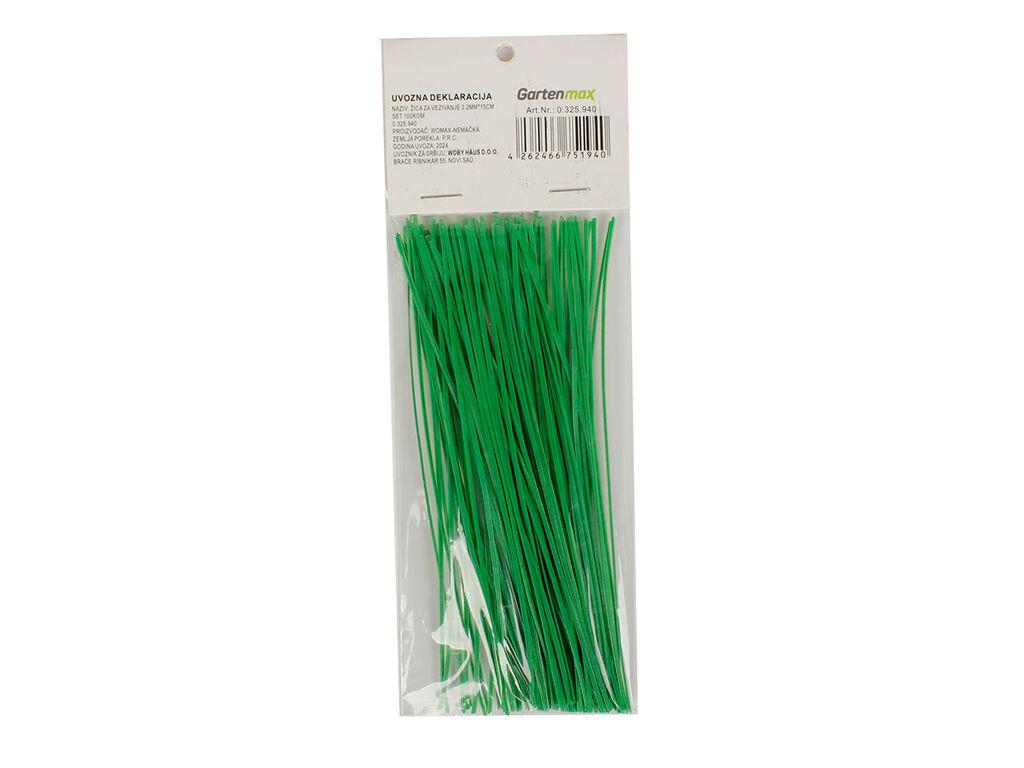 Gartenmax Set žica za vezivanje, 2.2mm, 15cm, 100 komada