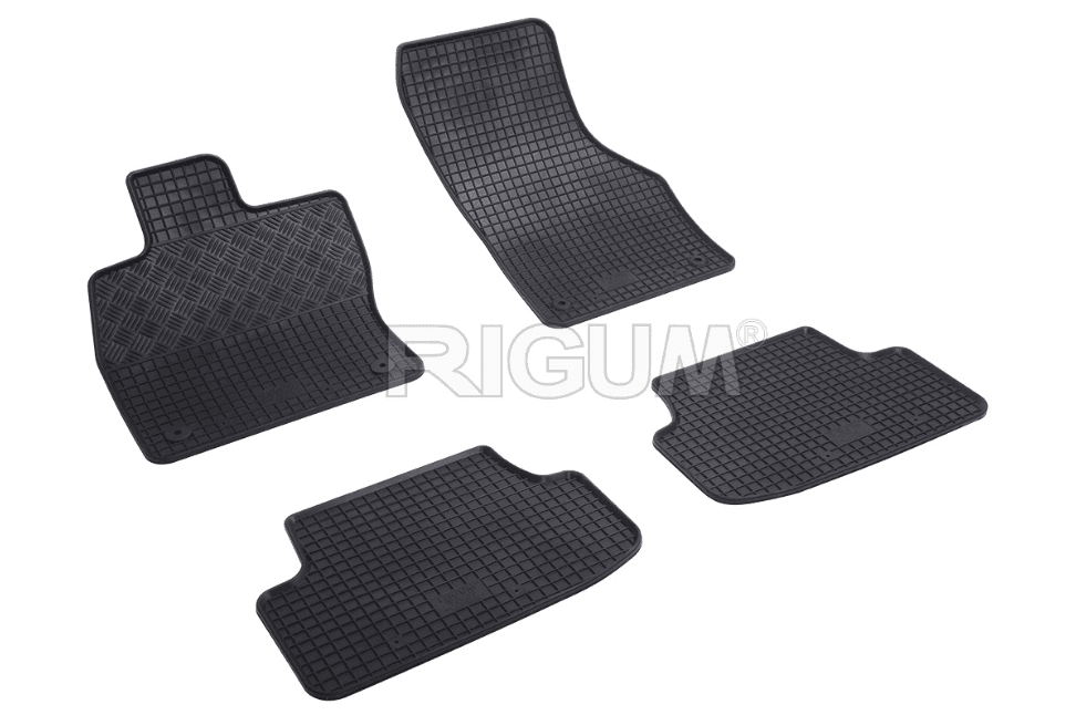 Rigum Tipske gumene patosnice za Volkswagen Golf Vii 2012, Crne