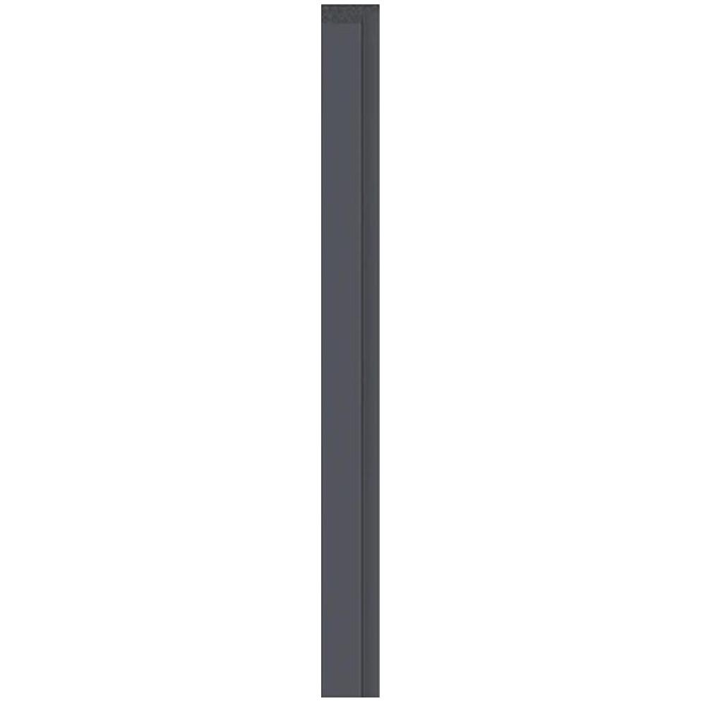 Linerio Zidni Panel 3D M line, Leva lajsna, Tamnosiva
