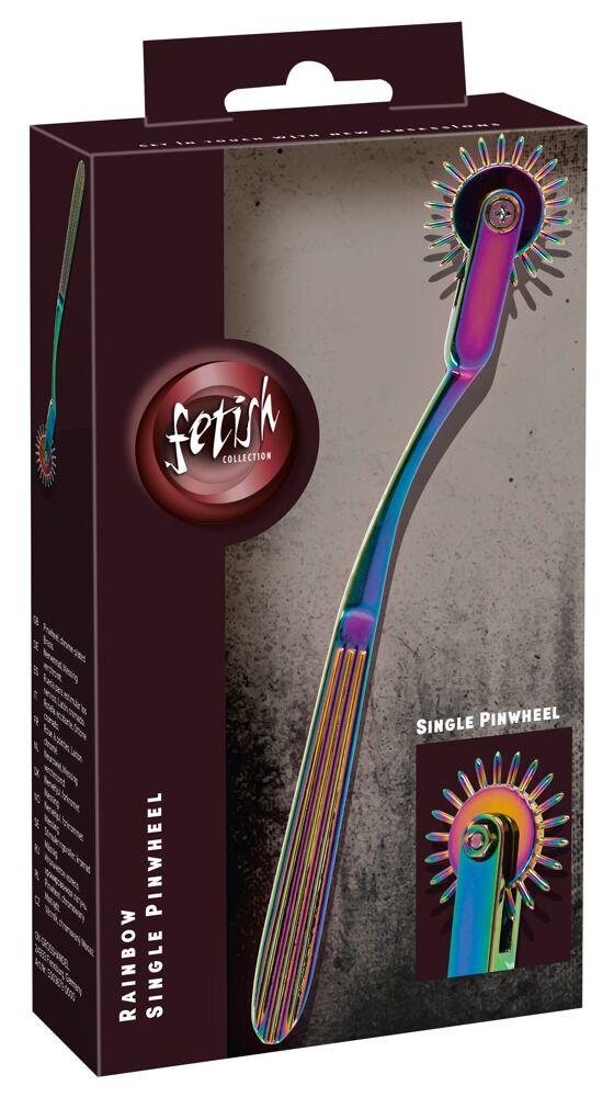 Fetish Collection Jednostruki točkić sa iglicama Rainbow