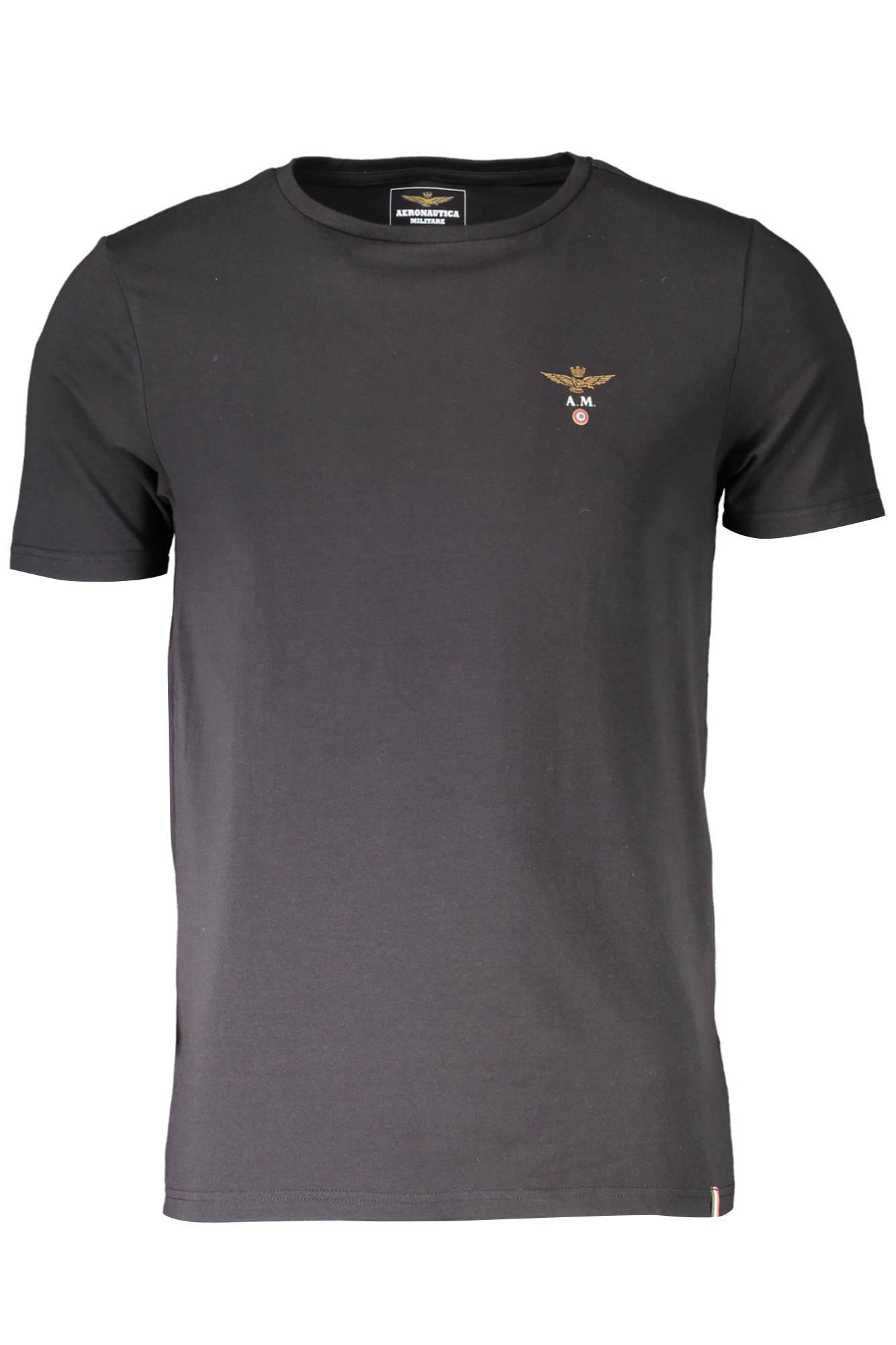 AERONAUTICA MILITARE Muška majica Underwear SCOTI001J508_NERO_34300, Crna