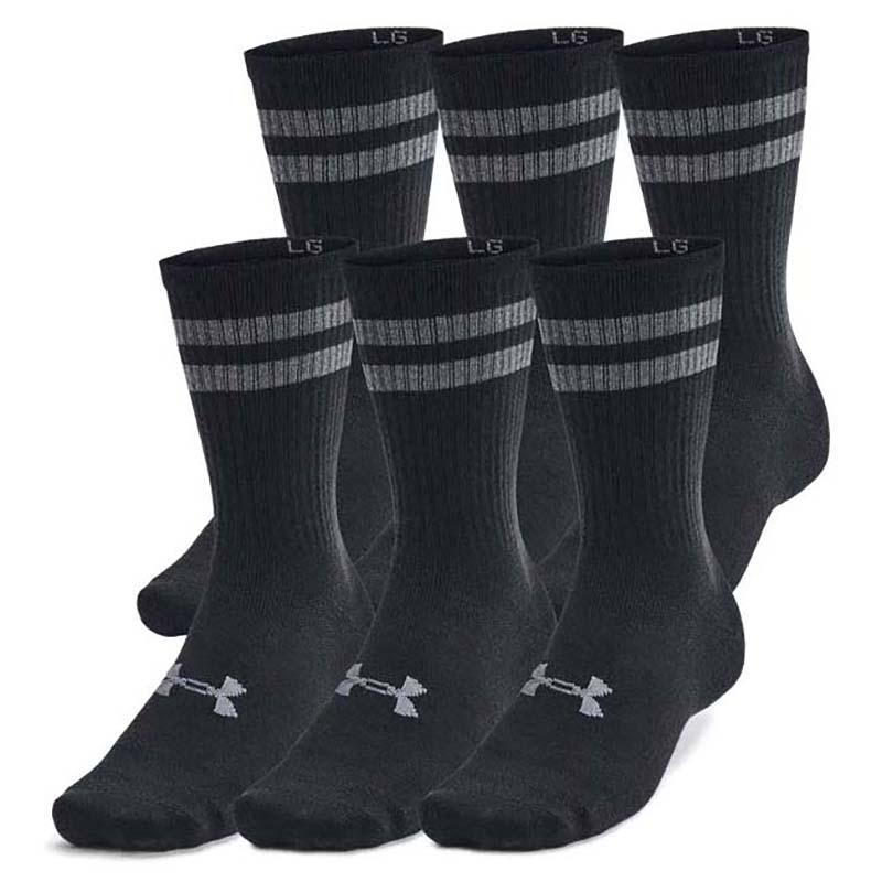 Under armour Uniseks čarape ESSENTIAL CREW, 6 pari, Crne