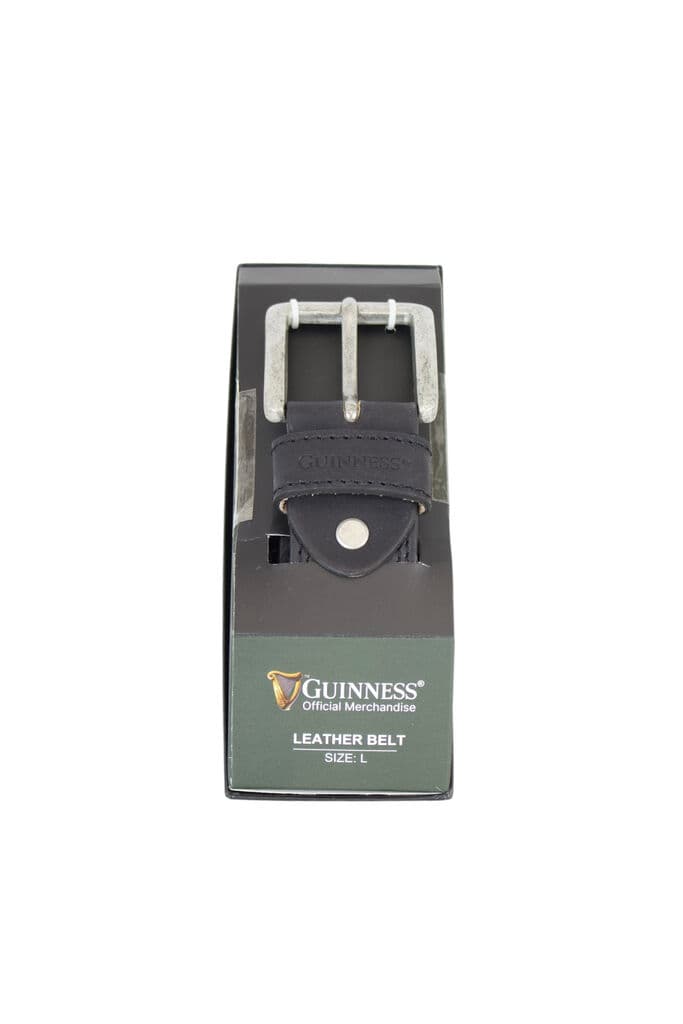 Guinness Muški kaiš muški u poklon kutiji BT01, Crni