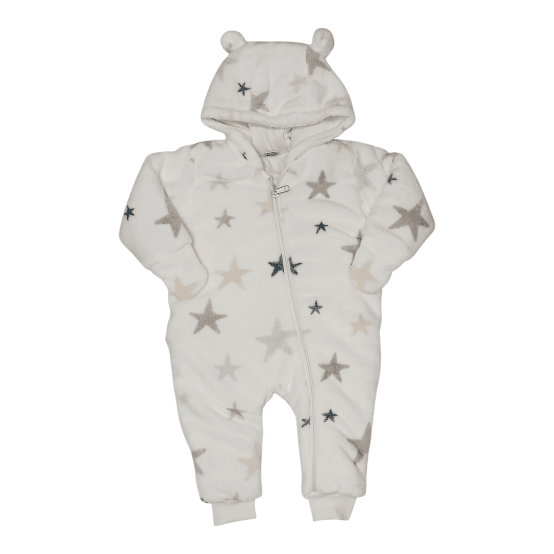 MILBI Skafander za bebe bez stopala, Beli