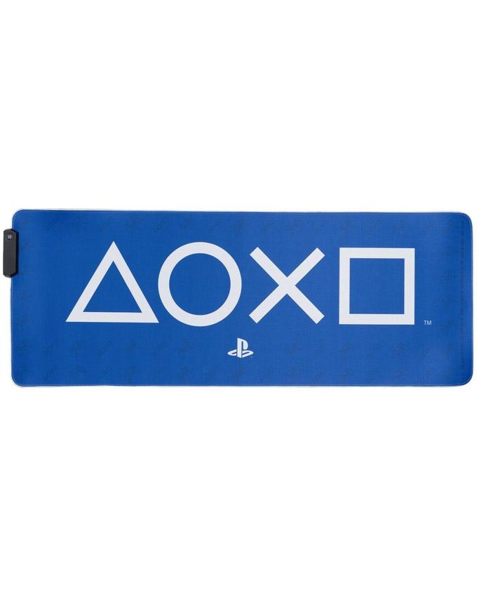 PALADONE Gaming podloga Playstation Light up desk mat, Plava