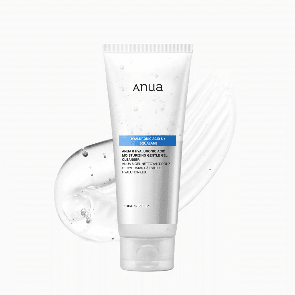 Anua Gel za čišćenje lica 8 Hyaluronic Acid + Squalane Hydrating Gentle Foaming Cleanser, 150 ml