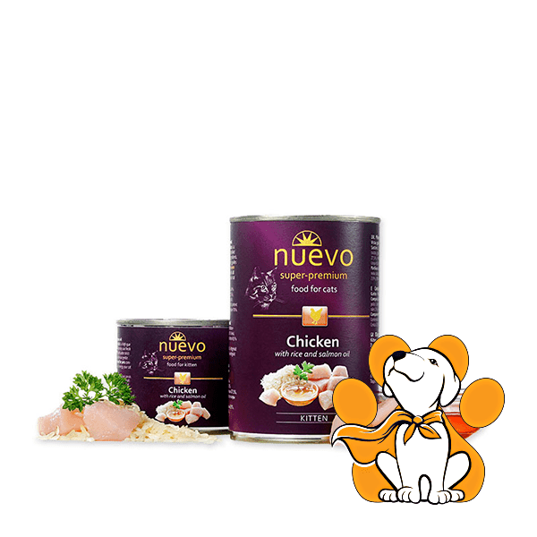 NUEVO Kitten Vlažna hrana za mačiće, Ukus piletine, 200g