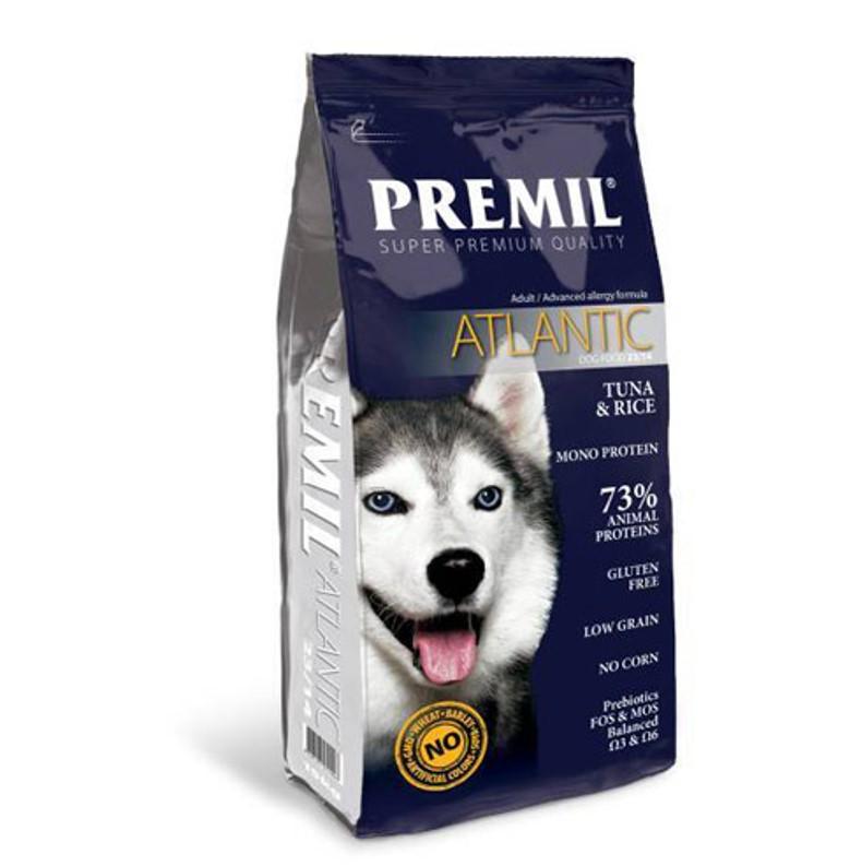 PREMIL ATLANTIC Suva hrana za osetljive pse podložne alergijama, 15kg