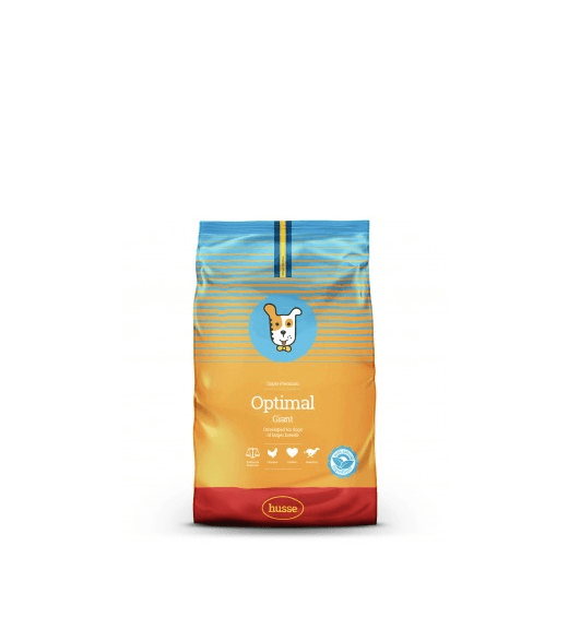 Husse Optimal Giant Suva hrana za pse velikih rasa, Piletina, 12kg