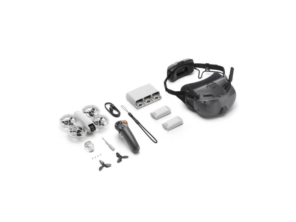DJI FPV dron sa kontrolerom pokreta Neo Motion FMC, crno-beli
