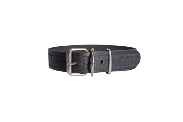 ALEXA LEATHER Ogrlica za pse Stylish, 40mm, Crna