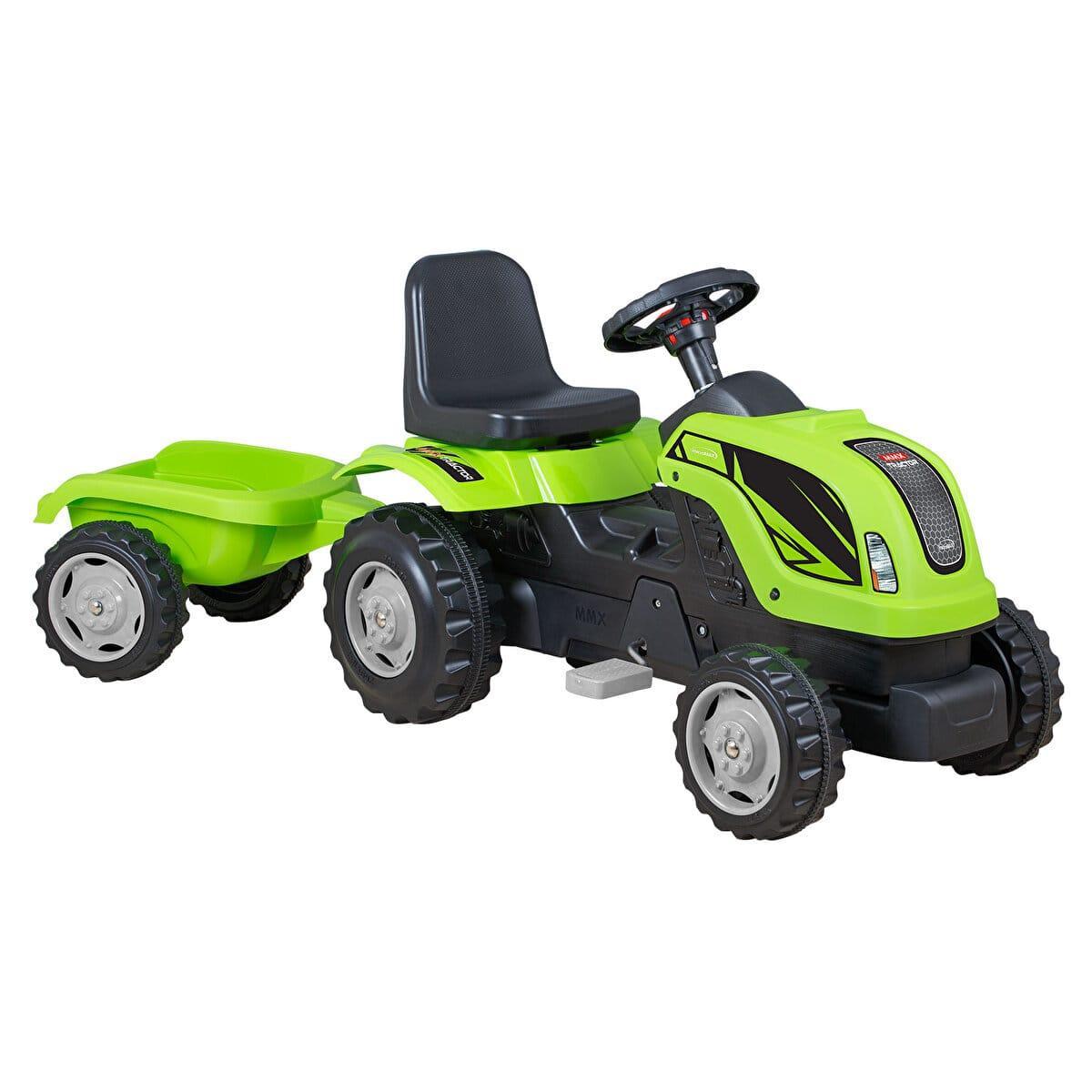 Apex Traktor na pedale sa prikolicom, Zeleni