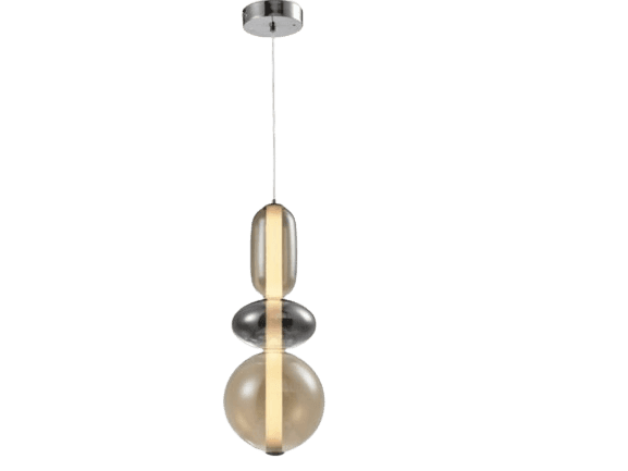 LUNA 225 Visilica 30W 3000K, Hrom