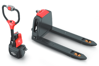 EP Električni paletar F4 Kratke viljuške DVE Li-ion baterije, 1000 x 560 mm , Crni
