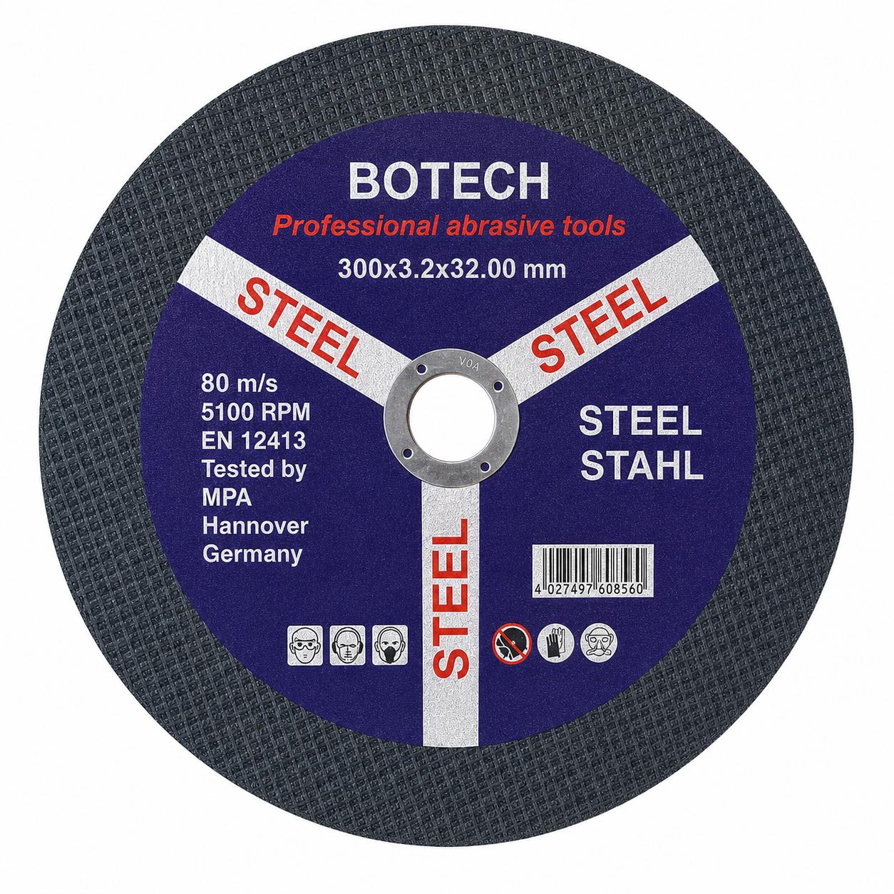 Botech Rezna ploča, Metal, 300x3,2x32mm