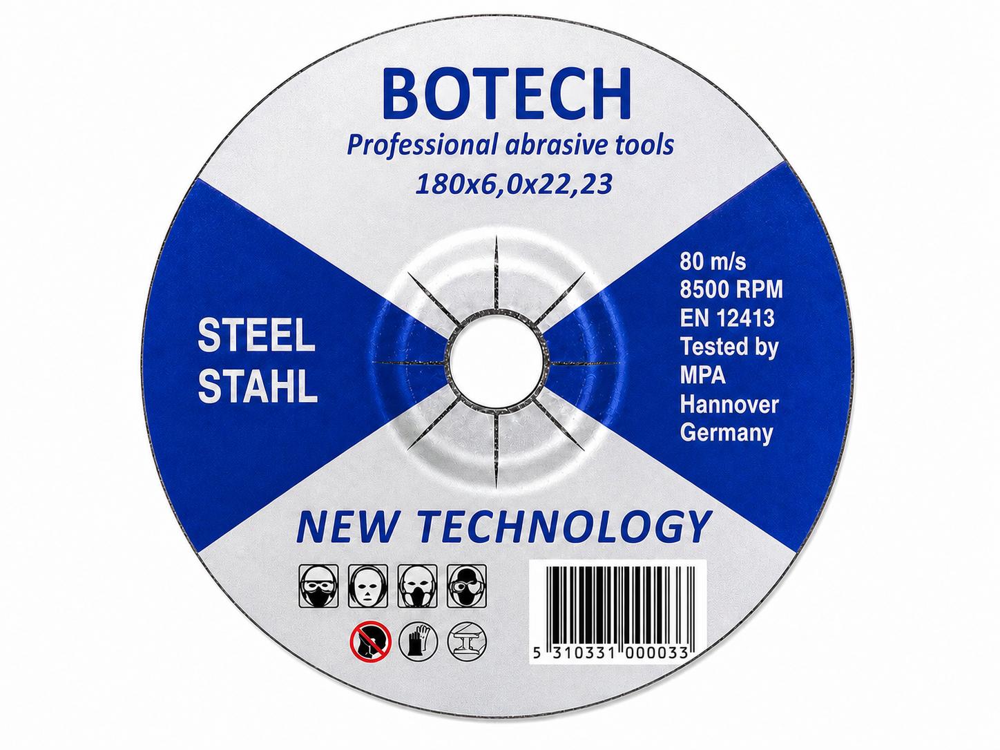 Botech Brusna ploča, Metal, 180x6x22mm
